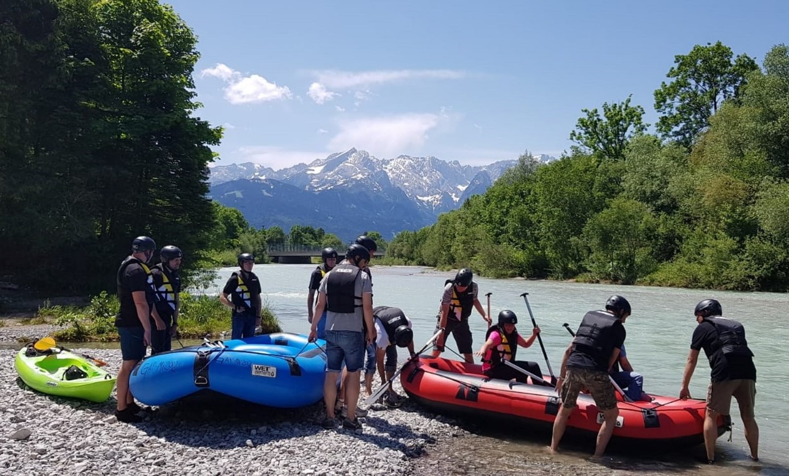 Geführte Rafting Tour Garmisch